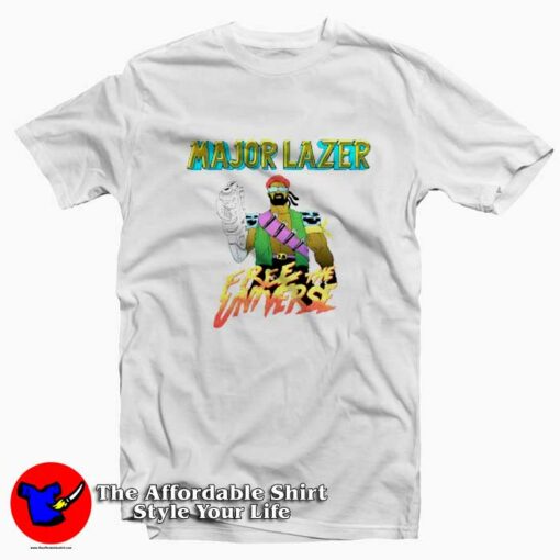 Major Lazer Free The Universe Graphic T-Shirt Cheap