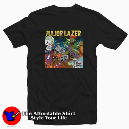 Major Lazer Guns Don’t Kill People Logo T-Shirt Cheap