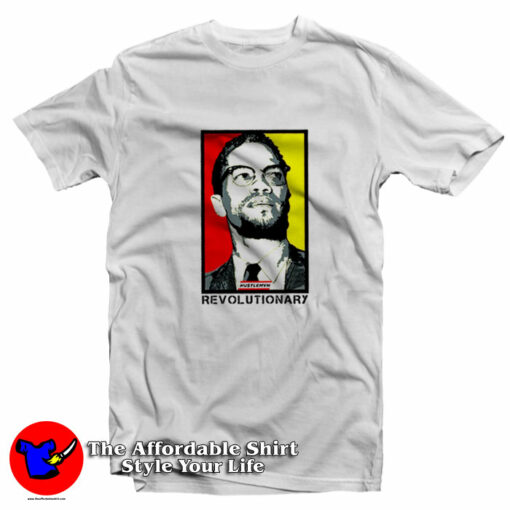 Malcolm X Revolutionary Graphic Unisex T-Shirt On Sale