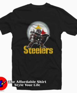 Mandalorian & Yoda Pittsburgh Steelers T-shirt On Sale