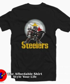 Mandalorian & Yoda Pittsburgh Steelers T-shirt On Sale