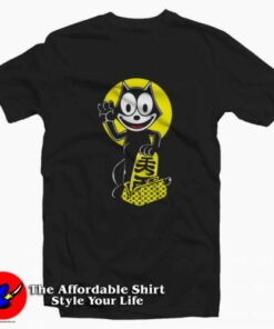 Maneki Felix The Cat As Neko Cat Lucky Charm T-shirt On Sale 1 Maneki Felix The Cat As Neko Cat Lucky Charm T shirt On Sale 2