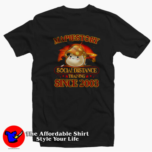 Maplestory Social Distance Training 90s Unisex T-shirt On Sale