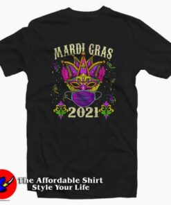 Mardi Gras 2021 Costume Mask Unisex T shirt On Sale 2