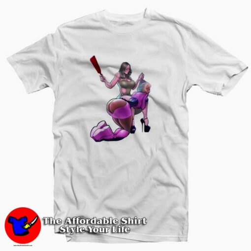 Mariah Carey Spanking Nicki Minaj Unisex T-shirt On Sale