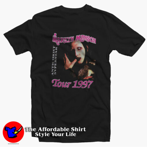 Marilyn Manson Antichrist Superstar Euro Tour T-shirt On Sale