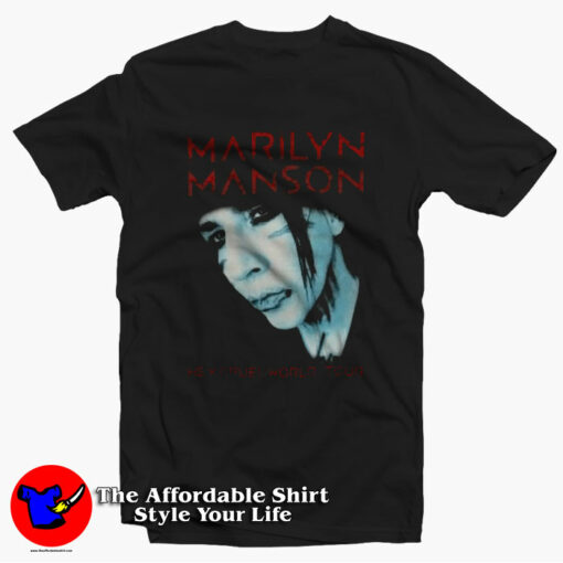 Marilyn Manson Hey Cruel World Tour Unisex T-shirt On Sale