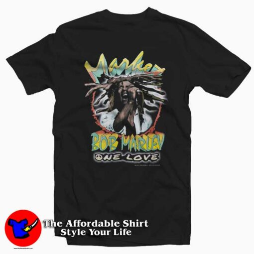 Market Bob Marley One Love Graphic Unisex T-Shirt On Sale