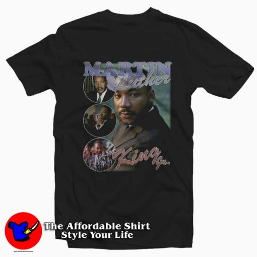 Martin Luther King Bootleg Vintage Style T-shirt On Sale