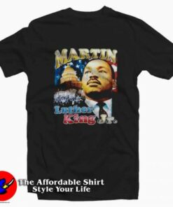 Martin Luther King Distressed 90s Vintage T-shirt On Sale Martin Luther King Distressed 90s Vintage T-shirt On Sale