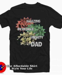 Marvel Father Day Avengers T-Shirt Marvel Father Day Avengers T-Shirt