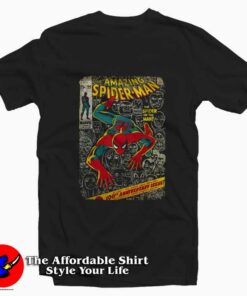 Marvel Spider-Man Comic Book Graphic T-Shirt On Sale Marvel Spider-Man Comic Book Graphic T-Shirt On Sale