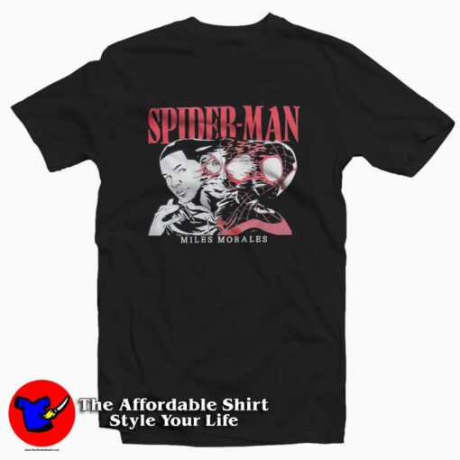 Marvel Spider-Man Miles Morales Transformation T-shirt On Sale