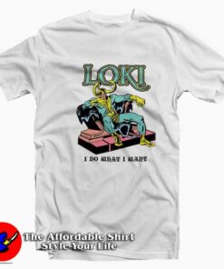 Marvel The Avengers Loki I Do What I Want T-shirt On Sale