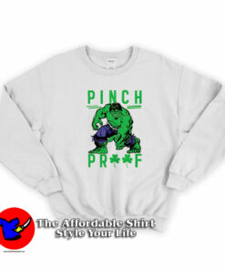 Marvel The Hulk Green Pinch Unisex Sweatshirt On Sale 1