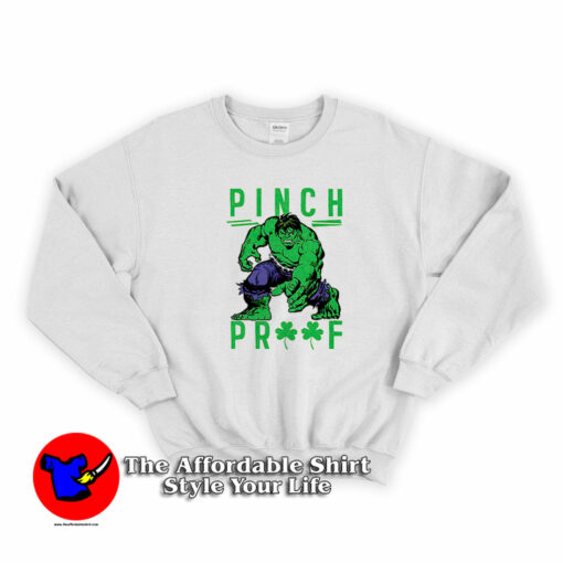 Marvel The Hulk Green Pinch Unisex Sweatshirt On Sale