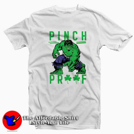 Marvel The Hulk Green Pinch Unisex T-shirt On Sale