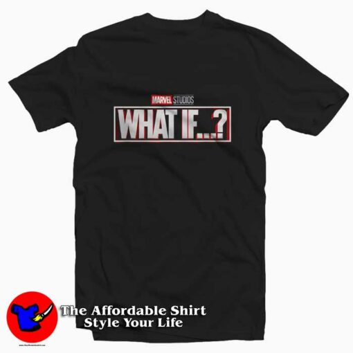 Marvel What If Series Logo Grahic Unisex T-shirt On Sale