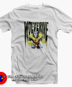 Marvel X-Men Wolverine Vintage Cartoon T-shirt On Sale 1 Marvel X Men Wolverine Vintage Cartoon T shirt On Sale 2