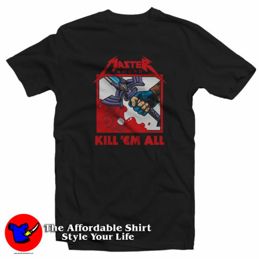 Master Sword Legend Zelda Kill’em All T-Shirt On Sale