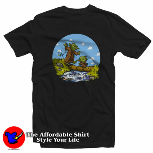 Master and Child Calvin and Hobbes Unisex T-Shirt On Sale