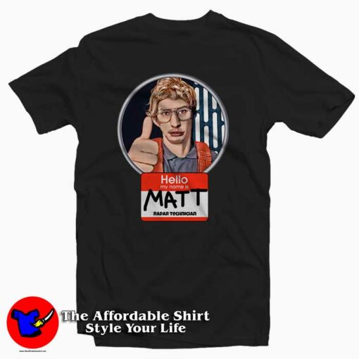 Matt Radar Technician Tee Shirt