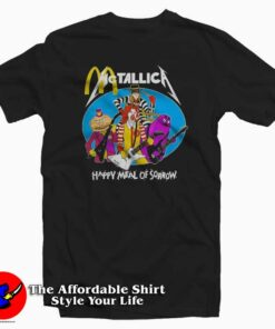 McDonald’s Metallica Happy Meal Of Sorrow T-shirt On Sale McDonald’s Metallica Happy Meal Of Sorrow T-shirt On Sale
