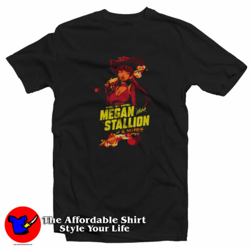 Megan Thee Stallion Crunchyroll Anime T-Shirt On Sale