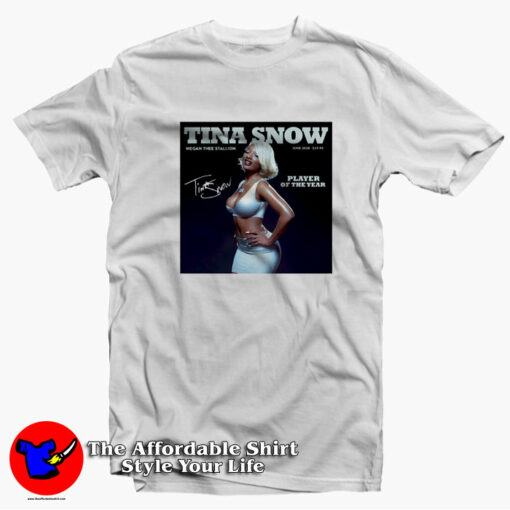 Megan Thee Stallion Tina Snow Album Cover T-shirt On Sale