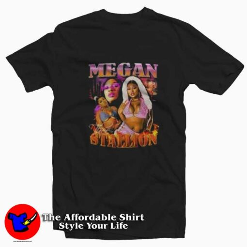 Megan Thee Stallion Vintage 90s Inspired T-shirt On Sale