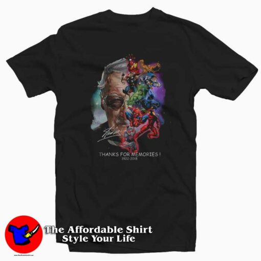 Memories Stan Lee Father Of Marvel T-shirt On Sale