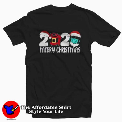 Merry Christmas 2020 Quarantine Christmas T-shirt On Sale