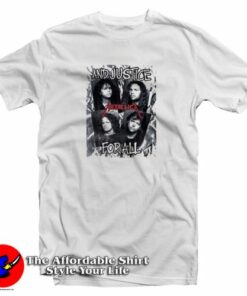 Metallica And Justice For All Band Photos T-Shirt