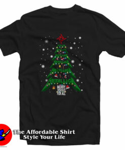 Metallica Merry Christmas For All tree T-Shirt On Sale