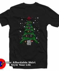 Metallica Merry Christmas For All tree T-Shirt On Sale
