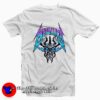 Metallica Pastel Ombre Horned Skull Graphic T-Shirt On Sale