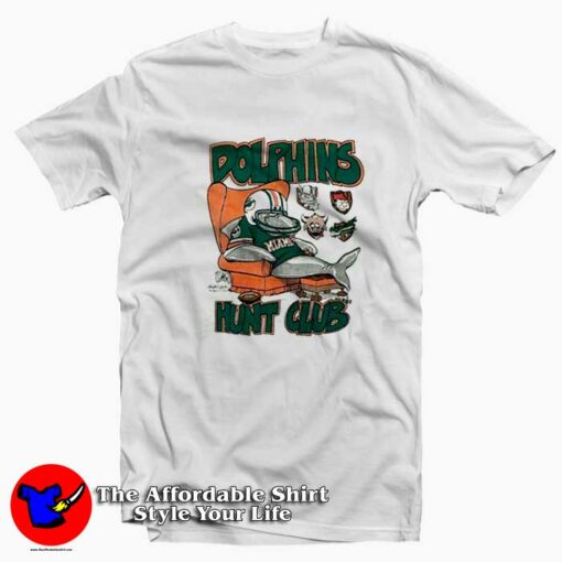 Miami Dolphins Hunt Club Funny Vintage T-shirt On Sale