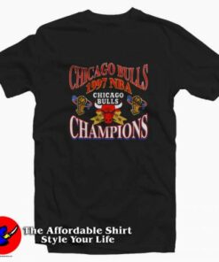 Michael Jordan Bulls Vintage Championship 1997 T-shirt On Sale