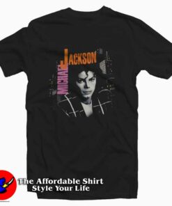 Micheal Jackson BAD Tour Paper Unisex T-shirt Cheap