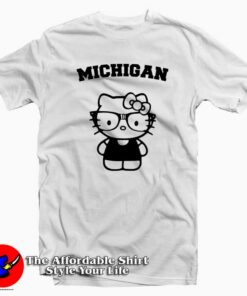 Michigan Hello Kitty Tee Shirt 1
