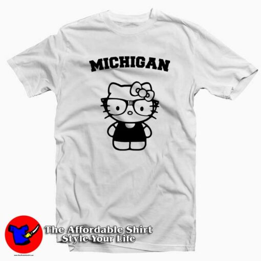 Michigan Hello Kitty Tee Shirt