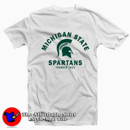 Michigan State Spartans Founded 1855 T-Shirt  Theaffordableshirt