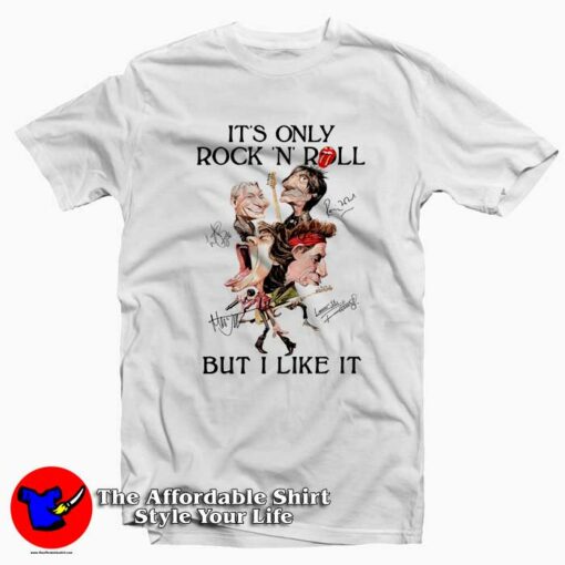 Mick Jagger And Keith Richards Unisex T-shirt It’s Only Rock N Roll But I Like It