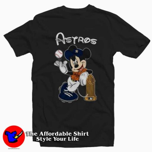 Mickey Baseball Houston Champion Funny T-shirt On Sale