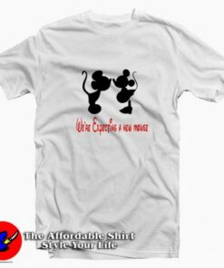 Mickey Minnie WereExpecting Mouse T shirt On Sale 2