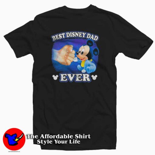 Mickey Mouse Best Dad Ever Unisex T-shirt For Gift Father’s Day