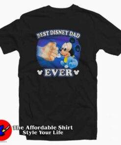 Mickey Mouse Best Dad Ever Unisex T shirt For Gift Father's Day 2