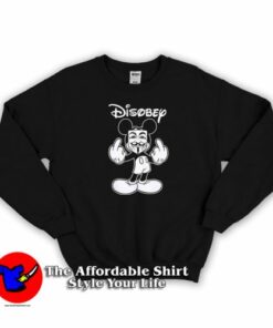 Mickey Mouse Disobey Anonymous Mask Sweatshirt On Sale 1 Mickey Mouse Disobey Anonymous Mask Sweatshirt On Sale 2