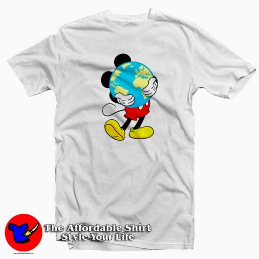 Mickey Mouse Earth Day T-Shirt Cheap