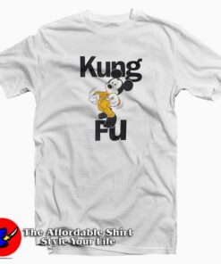 Mickey Mouse Kung Fu Drunkenness T Shirt Cheap 1